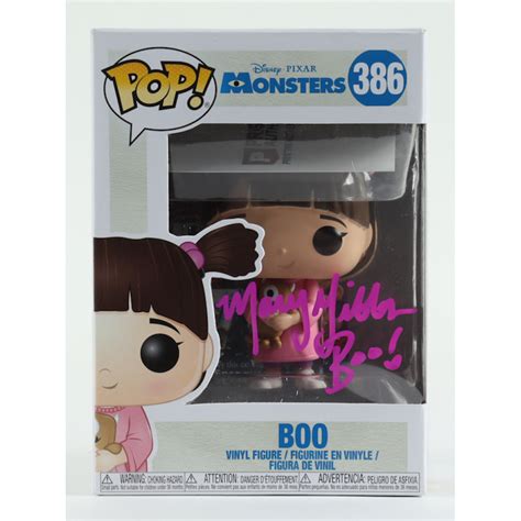 Mary Gibbs Signed Monsters Inc 386 Boo Funko Pop Vinyl Figure Inscribed Boo Pa