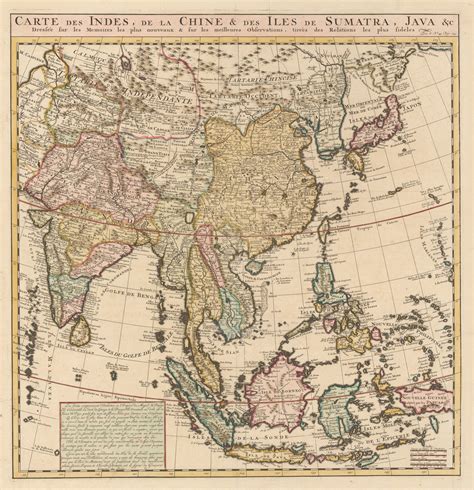 Antique Map South East Asia By Chatelain Bartele Gallery