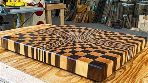 How It S Made Optical Illusion End Grain Cutting Board