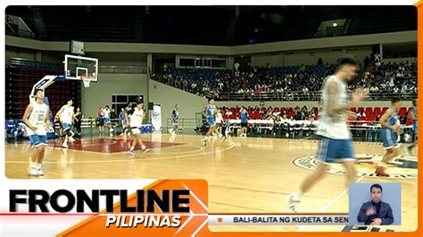 Gilas Nag Practice Sa Harap Ng Fans Bago Ang Fiba Asia Cup Qualifiers