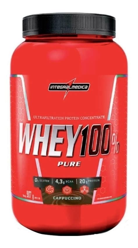 Suplemento En Polvo Integralmédica Whey 100 Pure Proteínas Sabor