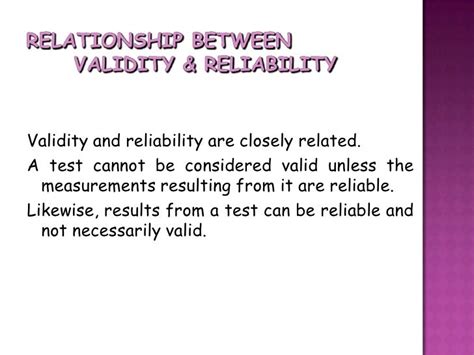 Validity Reliability And Practicality