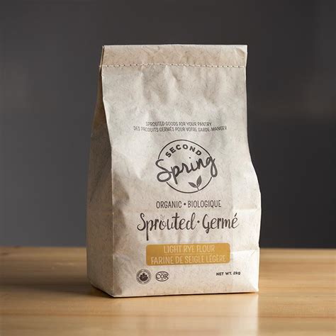 Organic Sprouted Light Rye Flour Second Spring Foods