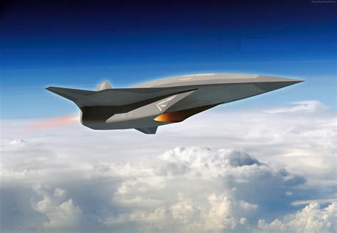 Plane Hypersonic Unmanned Reconnaissance Aircraft 2K Future Aircraft