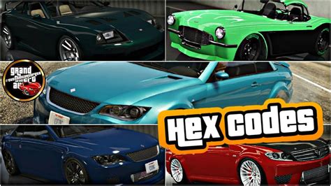 List Of Gta Online Modded Crew Colors With Hex Codes Sub | Hot Sex Picture