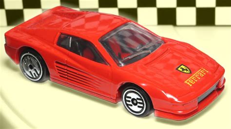 Hot Wheels Ferrari Testarossa 1989 YouTube