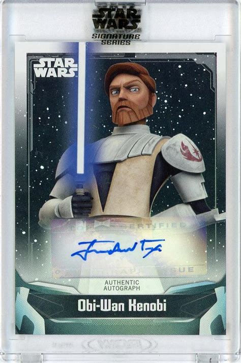 Mint Topps Star Wars Signature Series Autographs