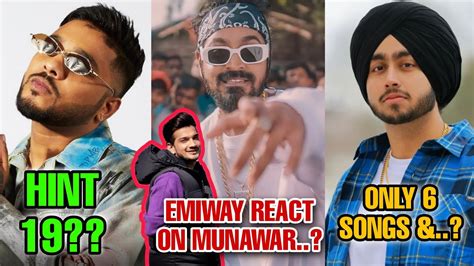 Emiway React On Munawar Funny Reel On Company Track Raftaar Hint