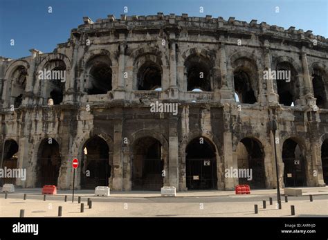 The Roman Amphitheatre in Nimes, France Stock Photo - Alamy