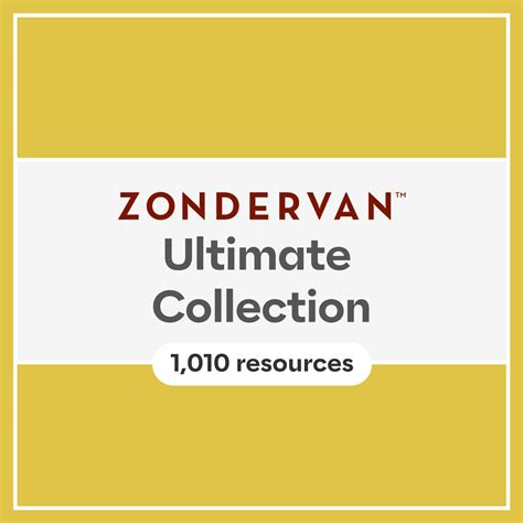 Zondervan Ultimate Collection 1010 Resources Logos Bible Software