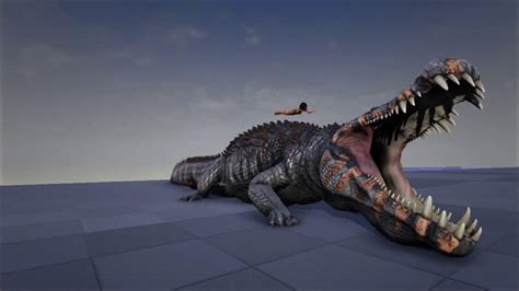 Ark Additions Collection Deinosuchus Sounds Updated Youtube