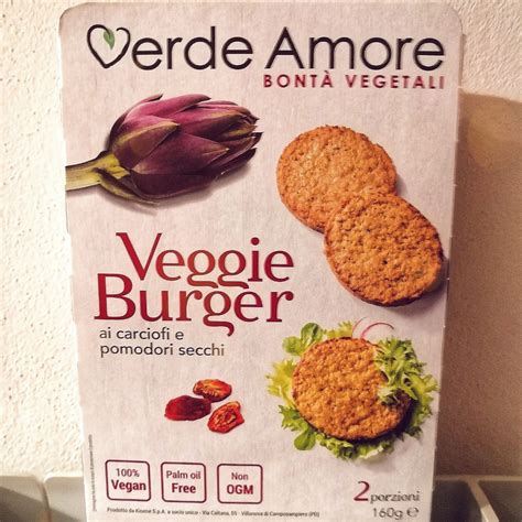 Verde Amore Veggie Burger Ai Carciofi E Pomodori Secchi Reviews Abillion