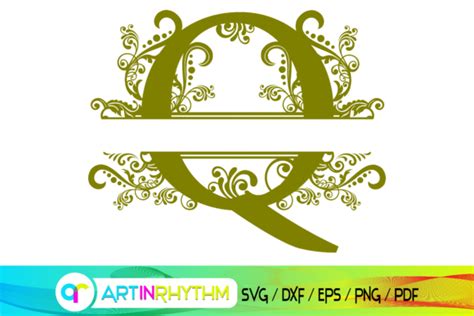 Q Monogram, Letter Q Monogram, Frame Svg Graphic by artinrhythm ...