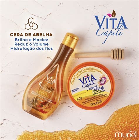 Leo Capilar Abelha Vita Capili Oilhair Muriel Ml Sandraembalagens