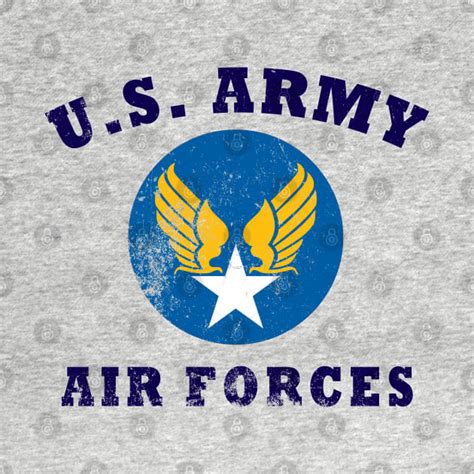 Wwii Era Us Army Air Force Insignia Retro Us Army Air Force Insignia T Shirt Teepublic