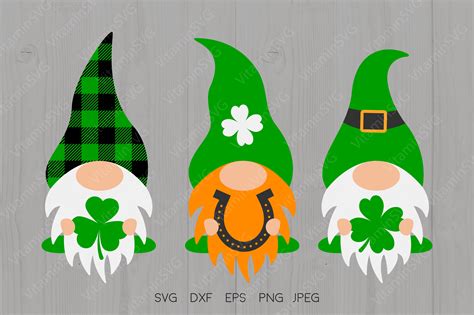 St Patricks Day Gnomes Svg Gnome Afbeelding Door Vitaminsvg