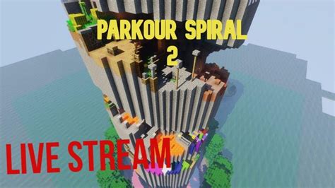 Live Minecraft Parkour Spiral 2 Indonesia Subscribe Now Youtube