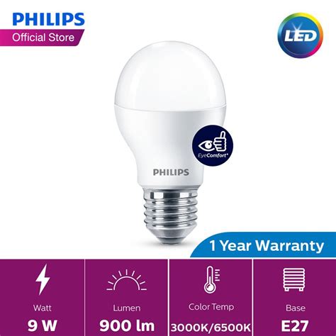 Philips Led Bulb Essential W K W K Shopee Malaysia