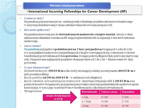 Stypendia Marie Curie Oraz Portale Dla Mobilnych Naukowc W Agnieszka