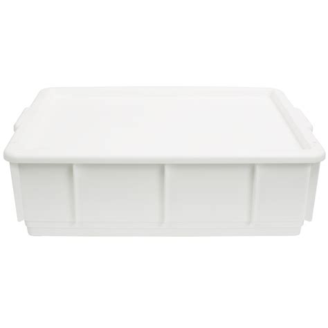 Plastic Storage Tray Multi Stacker 13 Litres White