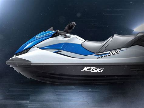 New 2024 Kawasaki Jet Ski STX 160 Crystal White Vibrant Blue