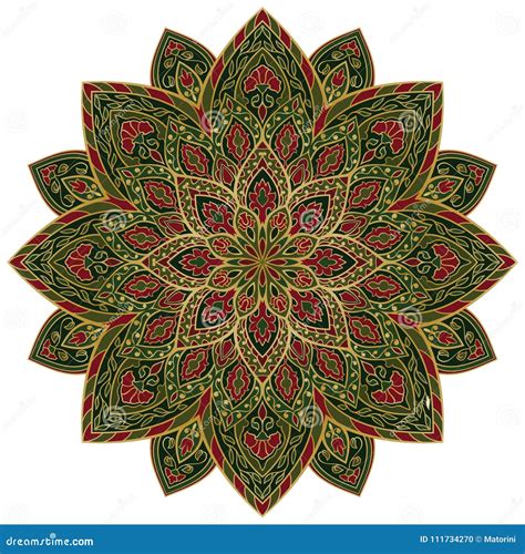 Mandala Abstracta Del Vector Ilustraci N Del Vector Ilustraci N De