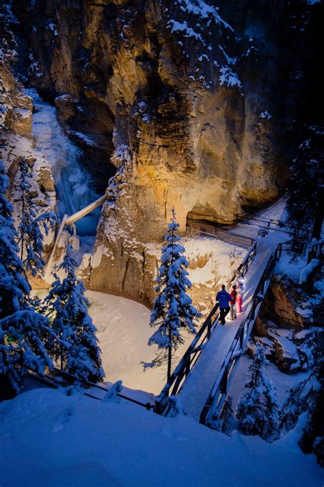 Johnston Canyon Evening Icewalk® Discover Banff Tours