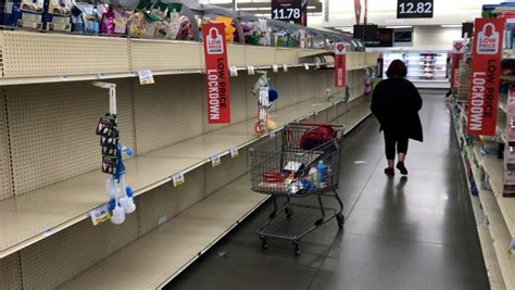 America Unprepared For Coronavirus Panic Shopping Empty Shelves