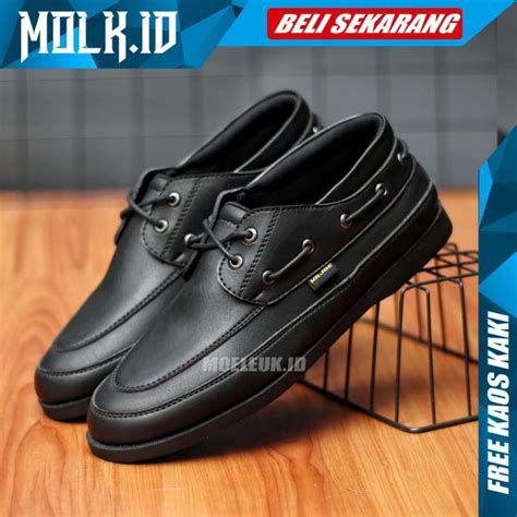 Promo Wolf Sepatu Formal Pria Kulit Pu Pantofel Hitam Casual Kerja