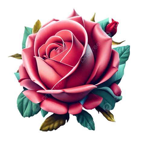 3d Rose Design Elements For Photo Frame Rose 3d Red Rose Elements