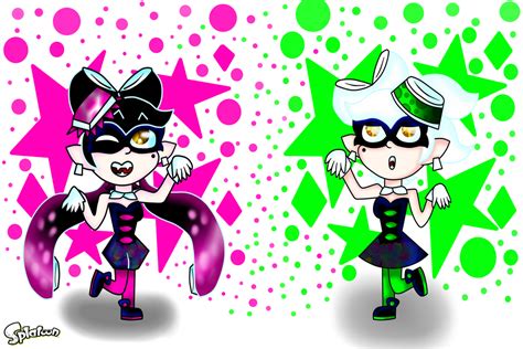 Callie And Marie Splatoon By Flame Finn Marce On Deviantart