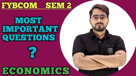 Fybcom Semester Most Important Questions Of Economics Important