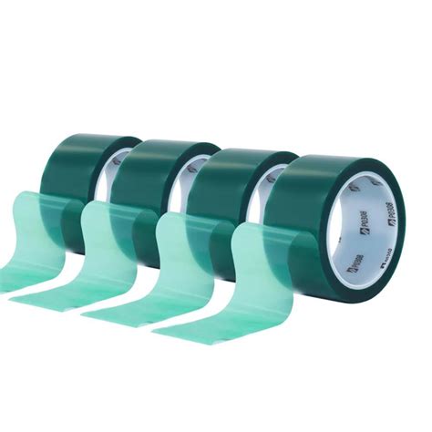 Green Polyester Silicone Adhesive Tape High Temperature Pet Tape For