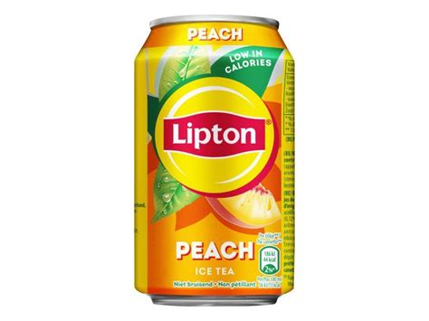 Frisdrank Lipton Ice Tea Peach Blik 330ml DiscountOffice Nl