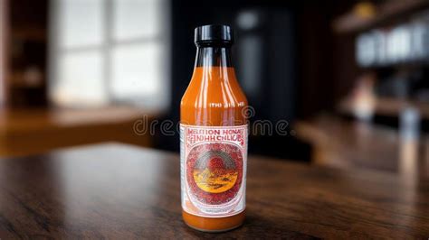 Bold And Fiery Hot Sauce Bottle AI Generated Stock Illustration Illustration Of Bold