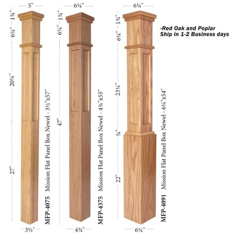 Modern White Oak Stair Railing Newel Post Farmhouse Style Etsy