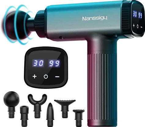 Nanssigy Massage Gun Deep Tissue Powerful Speeds Percussion Muscle