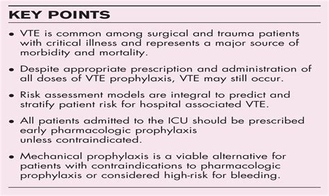 Prevention, diagnosis, and management of venous thromboembol ...