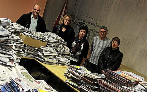 Amicale La Que Belle Collecte De Journaux Le T L Gramme