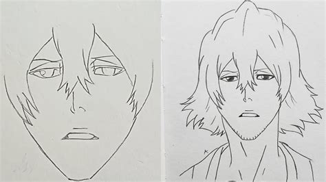 Draw Urahara Kisuke Step By Step Time Lapse Draw Anime Bleach