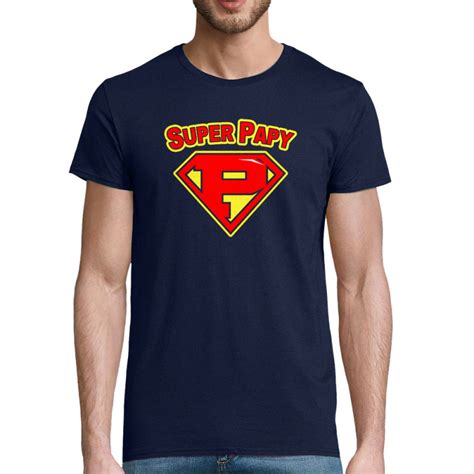 T Shirt Homme Coton Bio Super Papy