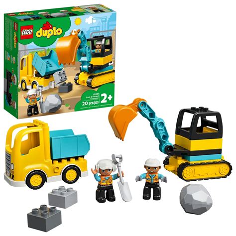 LEGO Truck Tracked Excavator 10931 Building Set 20 Pieces Walmart