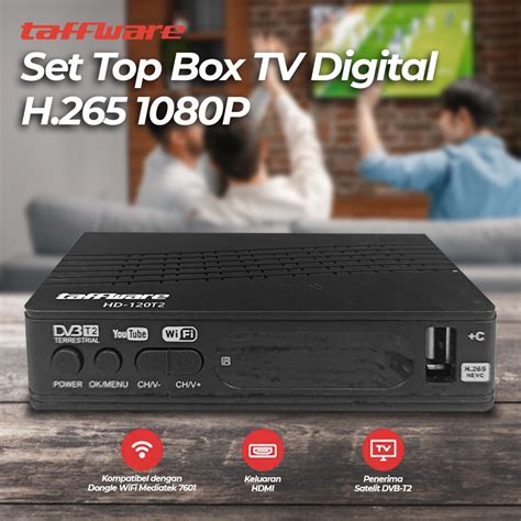 Jual STB TV Digital Penerima Receiver Siaran Televisi Tuner Set Top Box