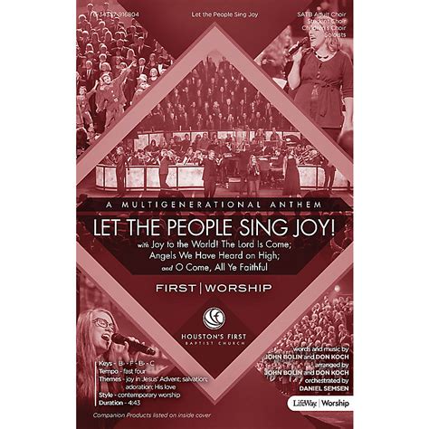 Let The People Sing Joy Downloadable Orchestration Lifeway