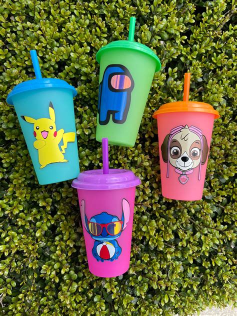 Custom Kids Cup Starbucks Grande Cup Kids Tumbler Kids | Etsy