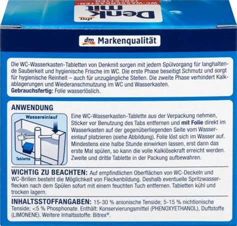 Таблетки в бачок Denkmit WC Wasserkasten 2в1, уп/4 шт – фото, отзывы ...