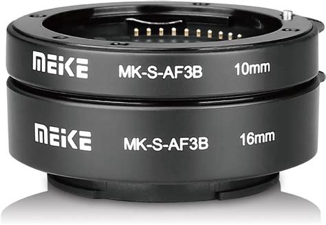 Amazon Meike Mk S Af B Plastic Auto Focus Macro Extension Tube