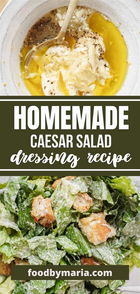 Easy Homemade Caeser Salad Dressing Artofit