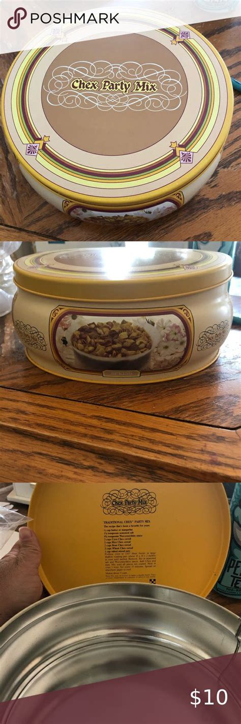 1980 Vintage Chex Mix Tins Chex Mix Chex Chex Party Mix