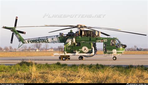 I Cfaj Italy Corpo Forestale Dello Stato Sikorsky S Skycrane Photo